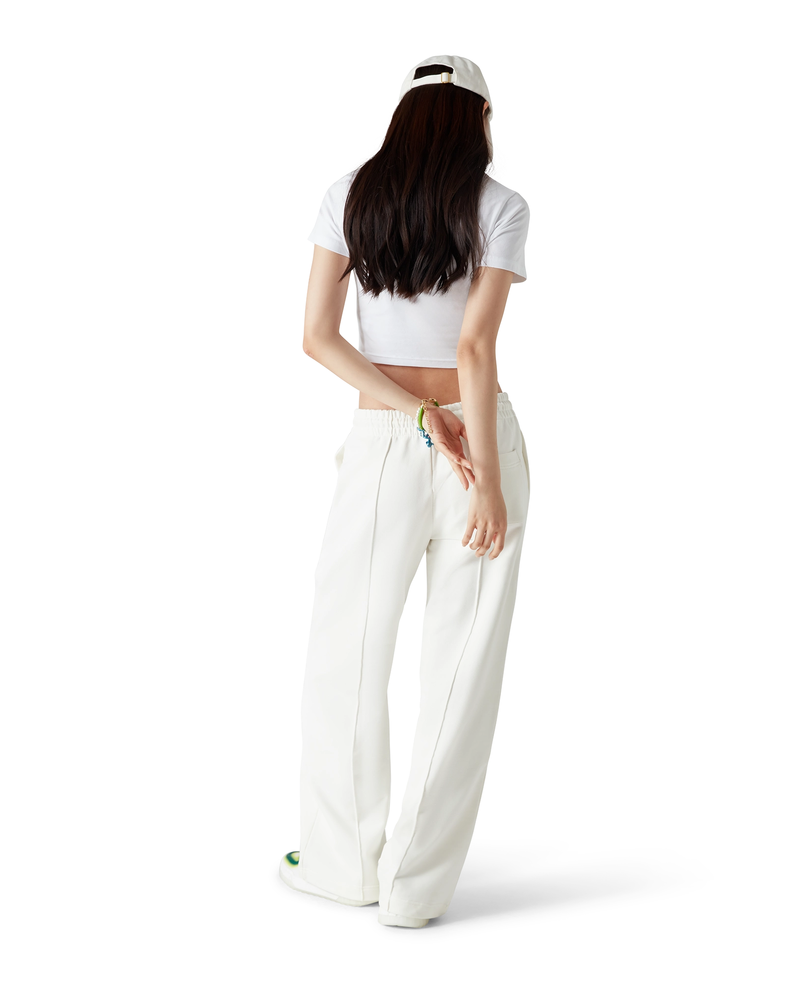 Casa Beach Wave Cropped Short Sleeve T-Shirt - 图片 3