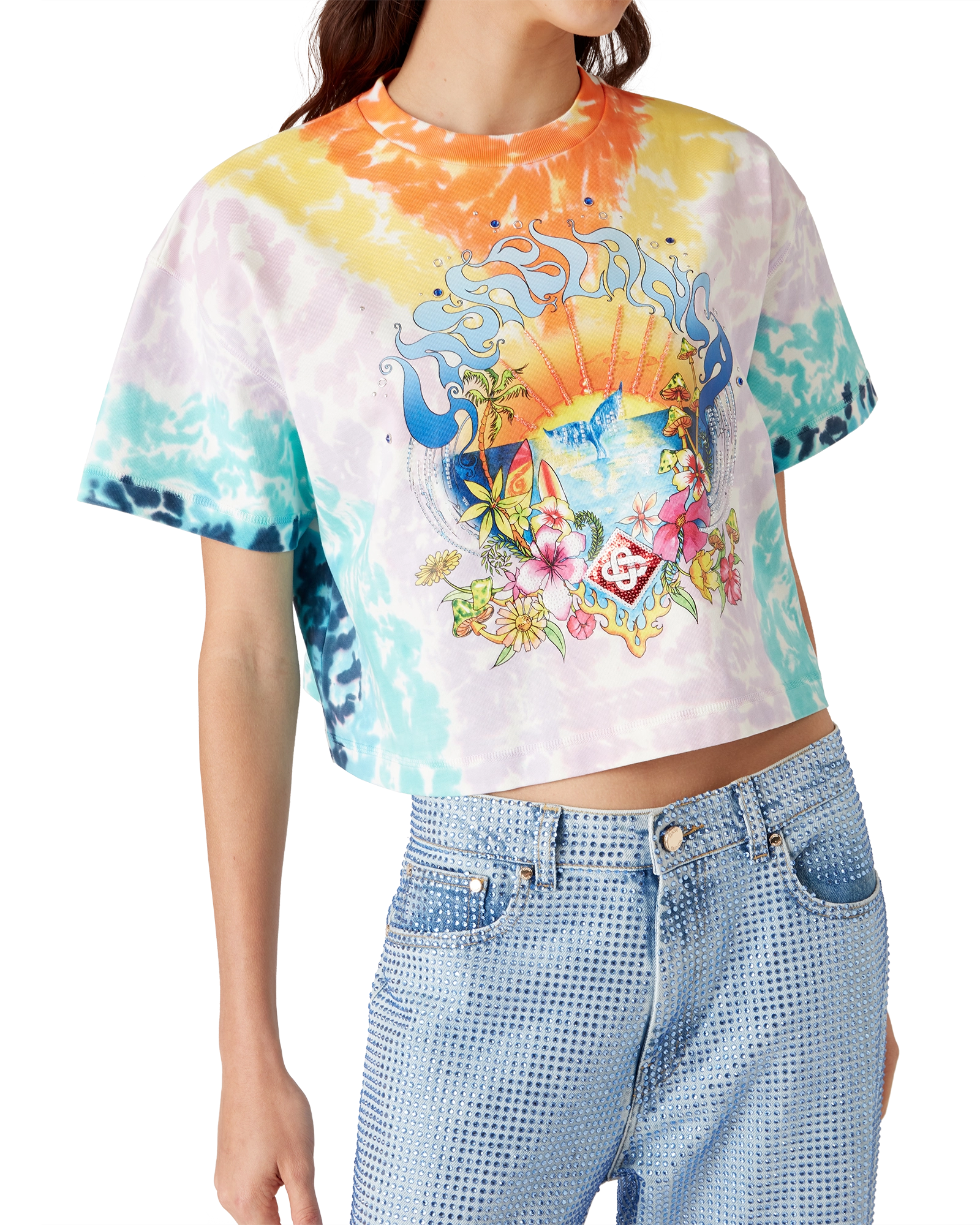Surf Trip Tie Dye Short Sleeve T-Shirt - 图片 4