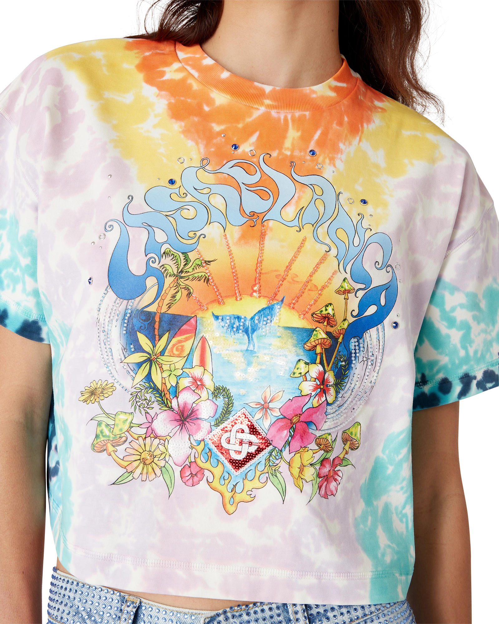 Surf Trip Tie Dye Short Sleeve T-Shirt - 图片 5