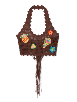 Motif Crochet Crop Top