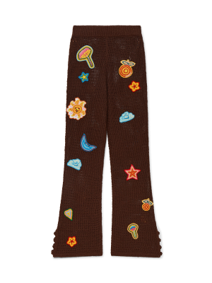 Motif Crochet Trousers