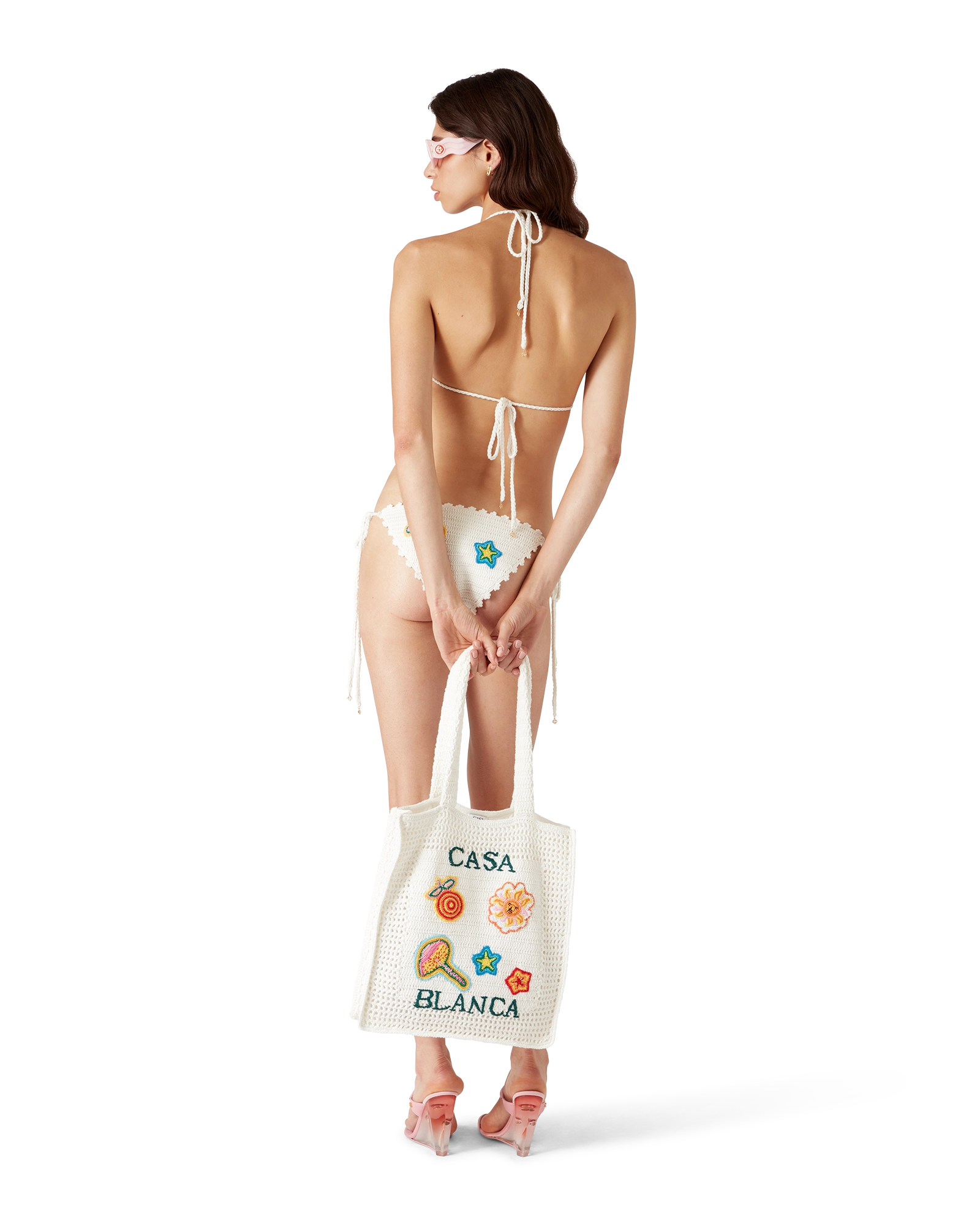 Motif Crochet Bikini Top - 图片 3