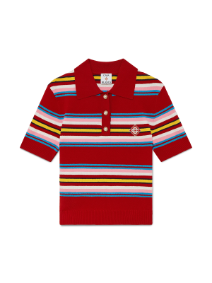 Stripe Polo Shirt