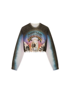 La Prémonition Cashmere Blend Cropped Jumper