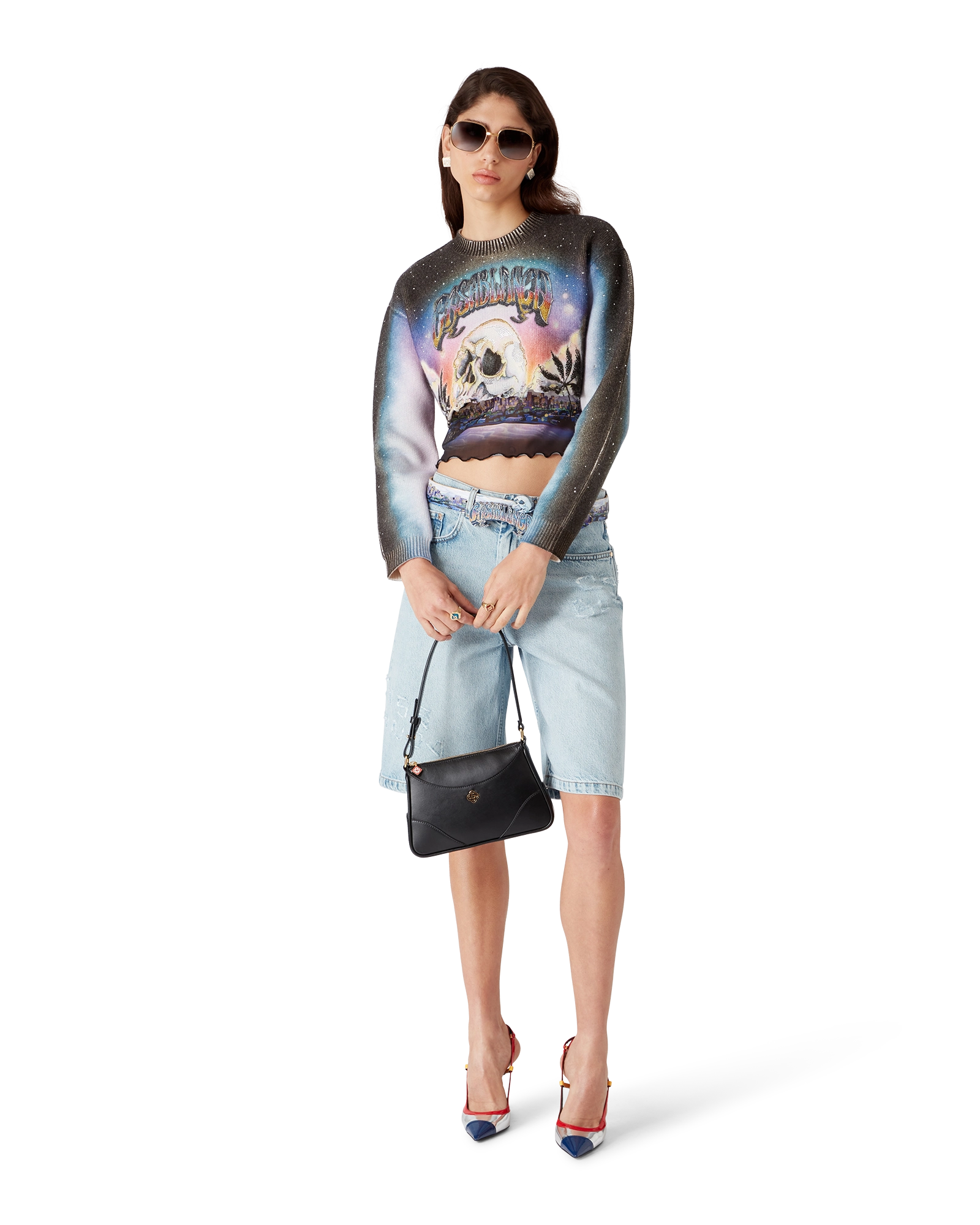 La Prémonition Cashmere Blend Cropped Jumper - 图片 2