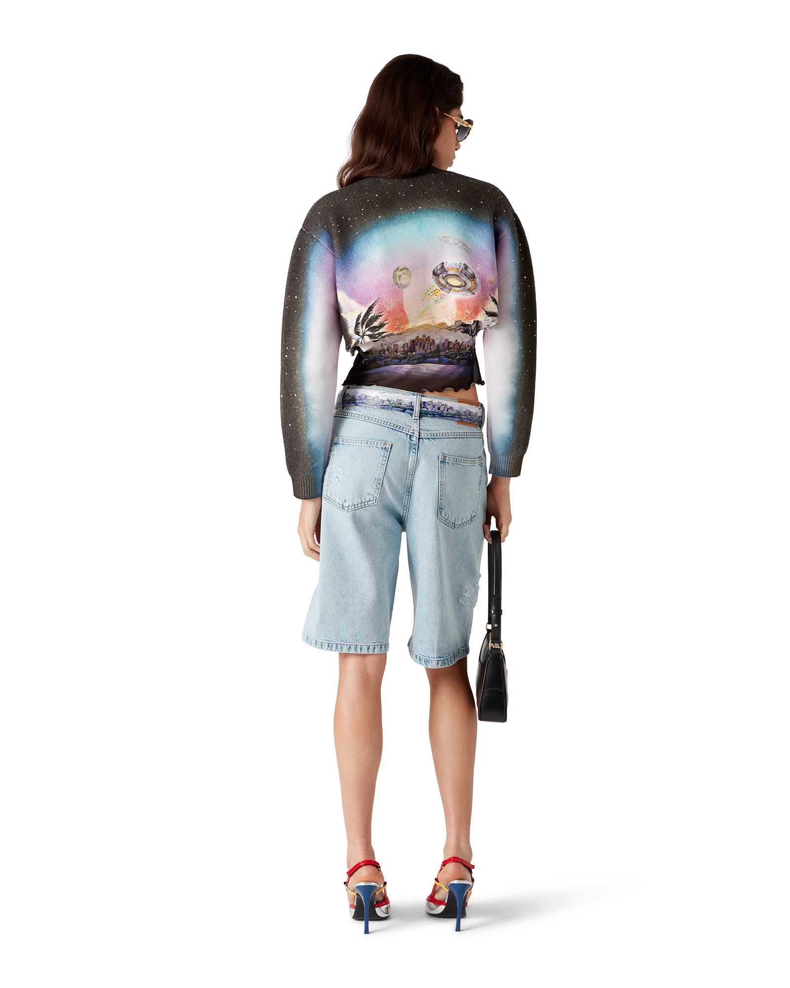 La Prémonition Cashmere Blend Cropped Jumper - 图片 3