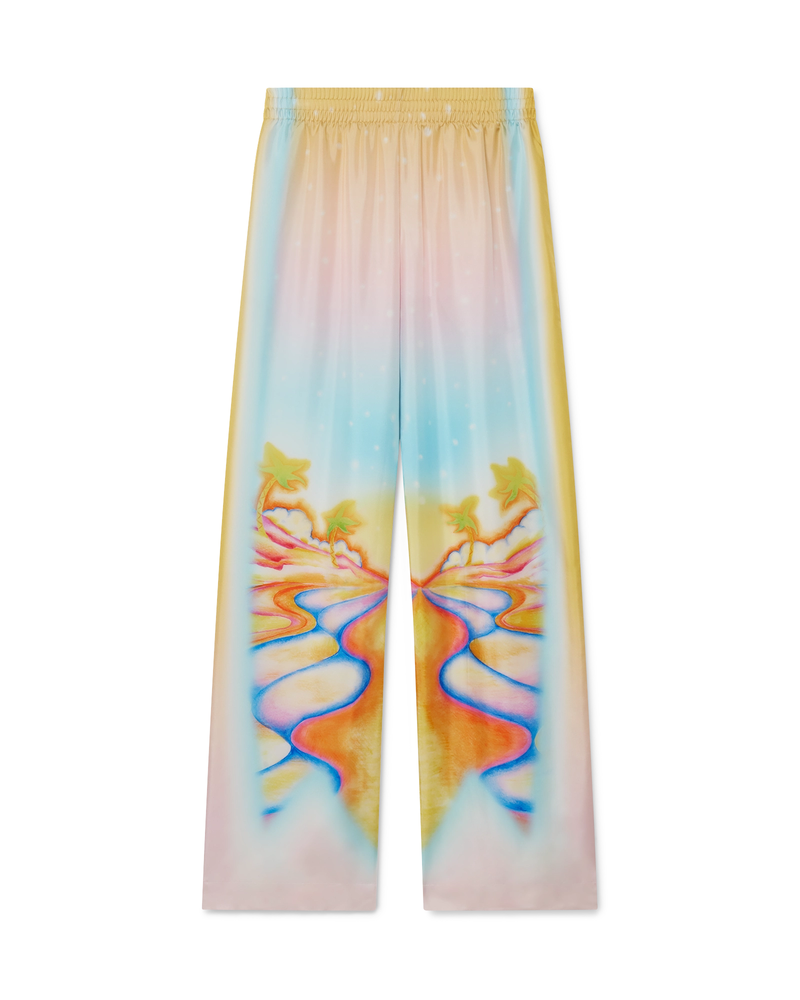 Psychedelic Nirvana Silk Trousers