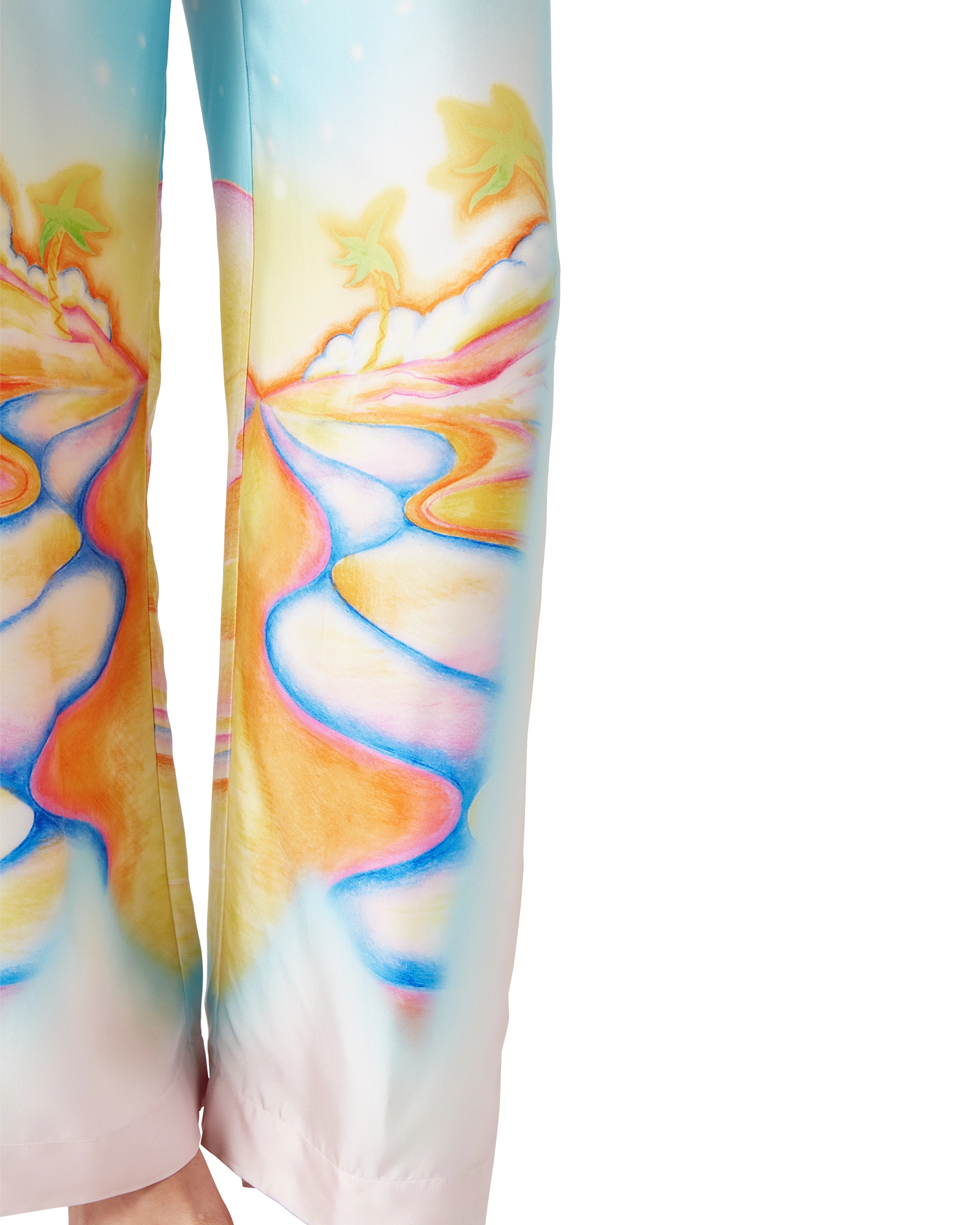 Psychedelic Nirvana Silk Trousers - 图片 5