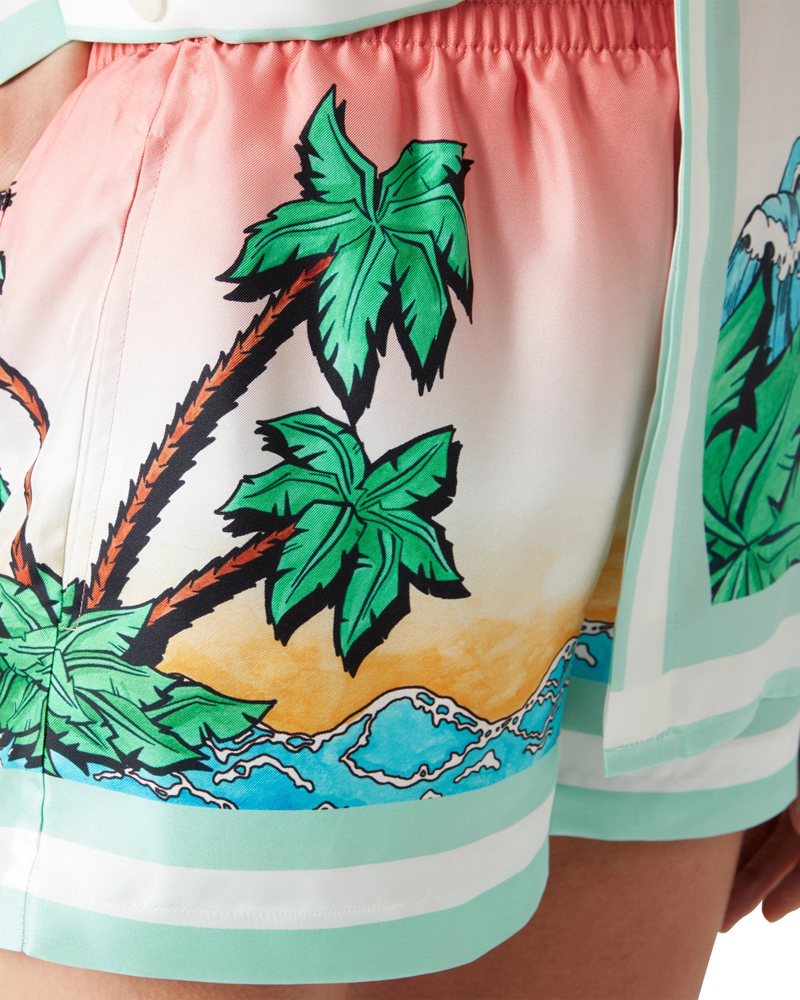 Tennis Club Silk Shorts - 图片 5