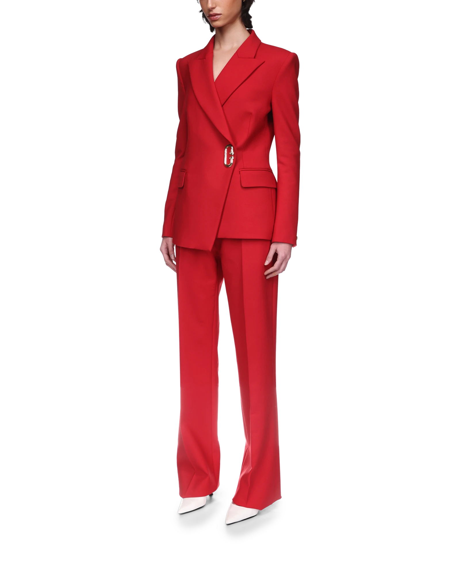 Asymmetric Double Breasted Jacket - 图片 3