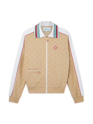 Monogram Velour Shacket